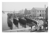 Us Torpedo Boats in the Wet Dock, Norfolk Navy Yard, Va. Photo