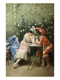 Masqueraders Print by Raimundo de Madrazo Y Garetta