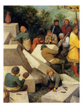 Tower of Babel - Detail Print by Pieter Breughel the Elder