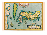 Description of the Japanese Islands Prints by Abraham Ortelius