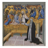 Mystic Marriage of Saint Catherine of Siena Prints by Giovanni di Paolo