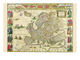 Europe Posters par Willem Blaeu