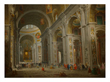 Interior of St. Peter's in Rome Photo by Giovanni Paolo Panini
