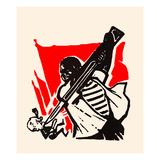 African Soldiers under the Red Banner Can Crush Capitalist Too Posters by  Chinese Government