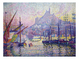 Notre-Dame-De-La-Garde (La Bonne-Mère), Marseilles Posters tekijänä Paul Signac