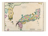 Japan and Korea Print van Joan Blaeu Japan and Korea Print van Joan Blaeu