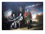 The Honorable Henry Fane with His Guardians, Indigo Jones and Charles Blair, 1761–66 Posters par Sir Joshua Reynolds