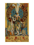 Belgian Mardi Gras Poster Posters