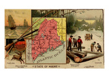 Maine Posters par  Arbuckle Brothers