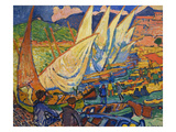 Fishing Boats, Collioure Posters by Andre Derain