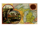 Michigan Print by  Arbuckle Brothers