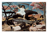 Guerre Poster par Henri Rousseau