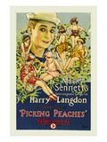 Picking Peaches Print by Mack Sennett