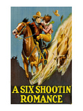 A Six Shootin Romance Posters
