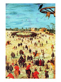 Procession to Cavalry - Detail Prints by Pieter Breughel the Elder