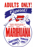 Adults Only! Marihuana Posters
