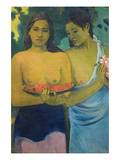Two Tahitian Women Prints by Paul Gauguin