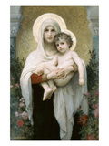 Madonna of the Roses Poster by William Adolphe Bouguereau