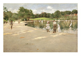 The Lake for Miniature Yachts Posters by William Merritt Chase