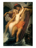 The Fisherman and the Siren Kunstdrucke von Frederick Leighton