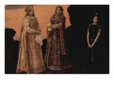 Three Queens of the Underground Kingdom Posters by Victor Mikhailovich Vasnetsov
