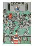 Medieval Tournament Melee and Jousting Photo by Ludwig Van Eyb