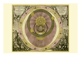 Planisphaerium Braheum Kunstdrucke von Andreas Cellarius