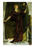 Not at Home Poster by Sir Lawrence Alma-Tadema