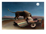 Sleeping Gypsy Photographie par Henri Rousseau