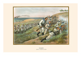 Marine Landing Party Skirmishes on the Beach Photo by G. Arnold