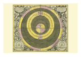 Hypothesis Ptomlemaica Posters by Andreas Cellarius