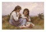 A Childhood Idyll Posters by William Adolphe Bouguereau