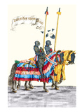 German Knights in Horseback in Procession Posters by H. Burkmair
