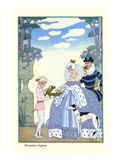 Elizabethan England Plakater af George Barbier
