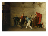 The Thespians Poster by Jean Georges Vibert