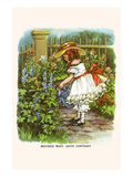 Mistress Mary Quite Contrary Poster by  Bird & Haumann