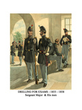 Drilling for Exams - 1855 - 1858 - Sergeant Major and His Men Prints by Henry Alexander Ogden
