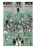Medieval Tournament Melee and Jousting Posters by Ludwig Van Eyb