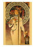 Trappistine Liquors Prints by Alphonse Mucha