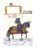 German Knights in Horseback in Procession Prints by H. Burkmair