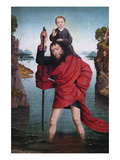 Saint Christopher and the Infant Christ Photo by Dieric Bouts