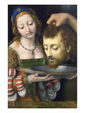 Salome with the Head of Saint John the Baptist Print by Andrea Solario
