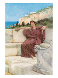 Resting Female Print by Sir Lawrence Alma-Tadema