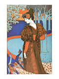 Woman with Peacocks Pôsteres por Alphonse Mucha Woman with Peacocks Pôsteres por Alphonse Mucha