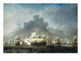 Battle of Solebay in the Anglo Dutch War - 1672 Prints by Van De Velde