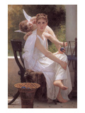 Work Interrupted Print by William Adolphe Bouguereau