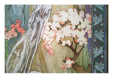 Detail from Maude Adams as Joan of Arc Posters by Alphonse Mucha