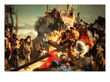 Jesus Carriying the Cross Poster by Giovanni Battista Tiepolo