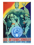United with the Spaniards, We Fight the Invader Posters par  Parrilla