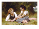 Hazelnuts Affiches par William Adolphe Bouguereau